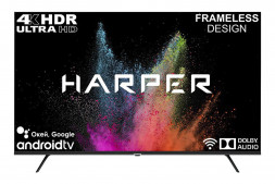 LED-ТЕЛЕВИЗОР HARPER 55U770TS UHD-SMART Google Безрамочный