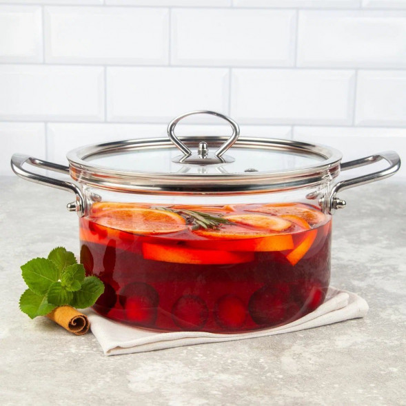 Кастрюля APPETITE CRF-8 Studio стекл 4,5л