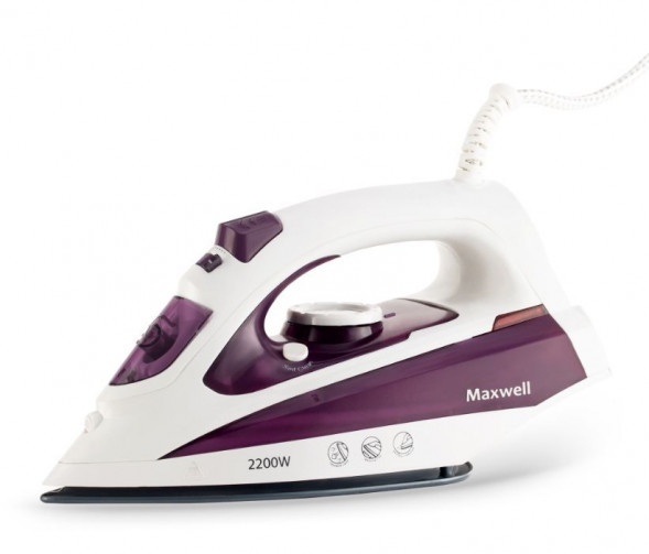 Утюг MAXWELL MW-3058 (VT) фиолетовый/белый
