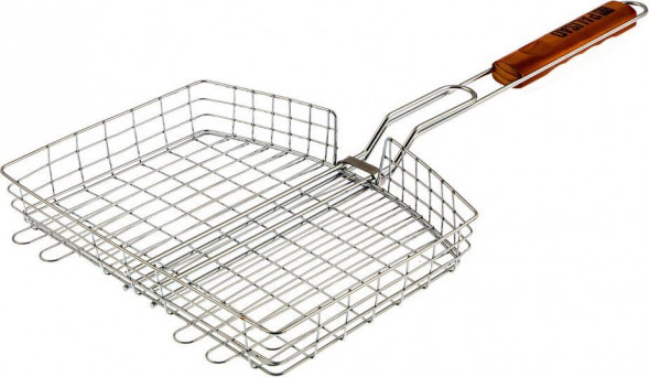 Решетка PALISAD Решетка гриль 305 х 235 х 55 мм, объемная, хромированная Camping