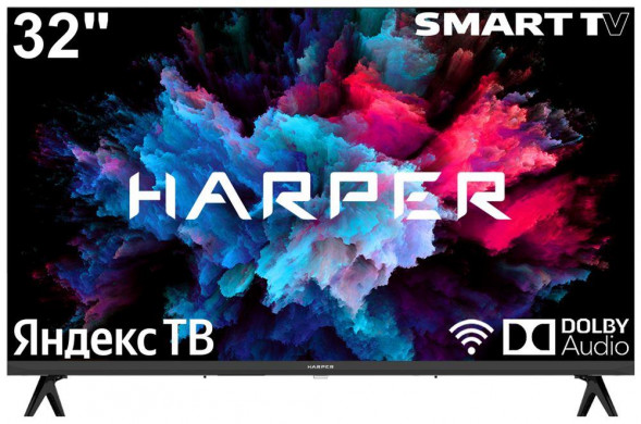 LCD-телевизор HARPER 32R751TS SMART-Яндекс БЕЗРАМОЧНЫЙ