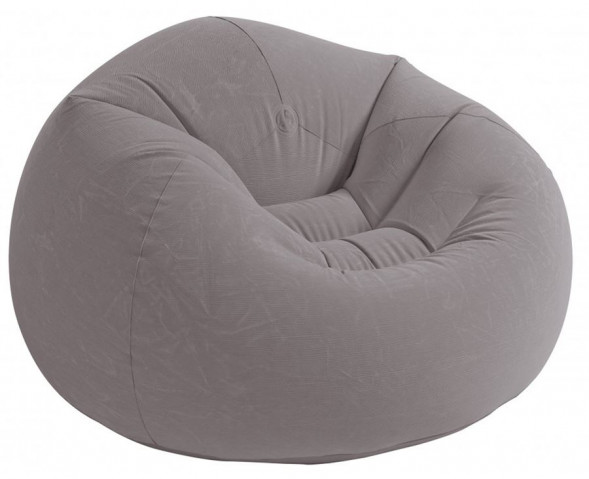 Кресло надувное INTEX Кресло надувное BEANLESS BAG CHAIR 107x104x69 см . (в коробке) Арт. 68579NP