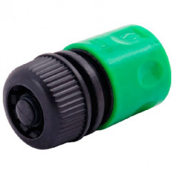 Система полива PARK HL029 соединитель с аквастопом 1/2&quot; в пакете (002722) (10)