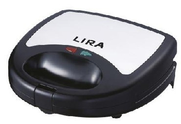 Сэндвичница LIRA LR 1302 серебро (00-00010757)