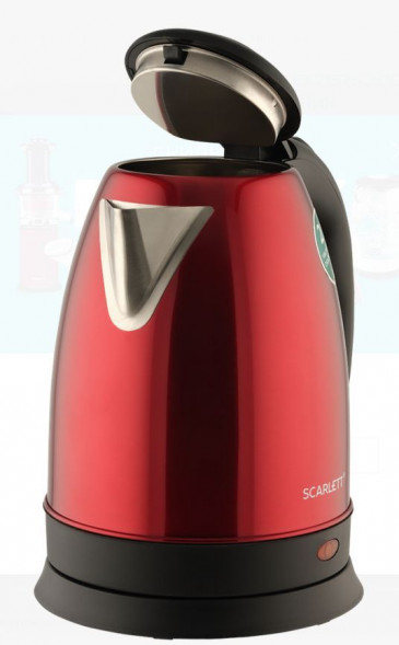 Чайник электрический SCARLETT SC-EK21S76 красный 2л