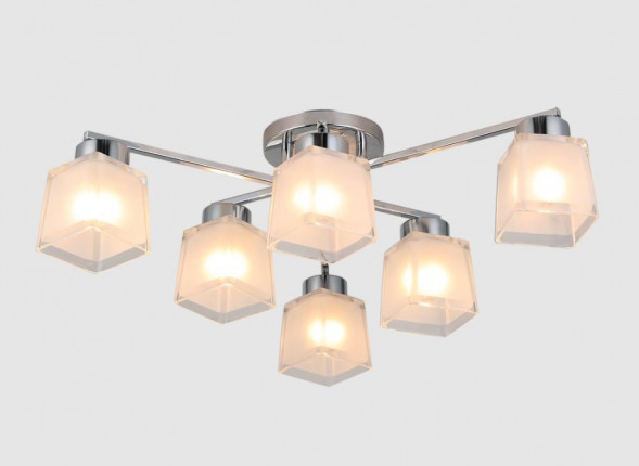 СВЕТИЛЬНИКИ ПОТОЛОЧНЫЕ, ЛЮСТРЫ RITTER 52519 6 Modern 167/6 6хE27