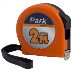 рулетка PARK TM24-2013 рулетка с фиксатором, пластиковый корпус, 2мx13мм (353024)