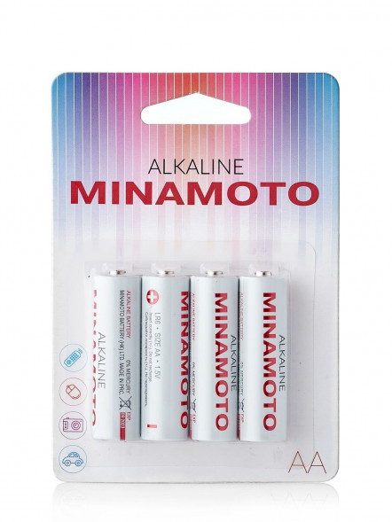 Элементы питания MINAMOTO LR6/4BL