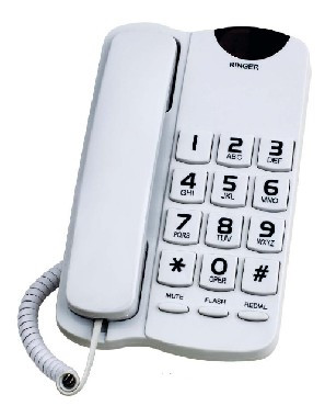 Телефон проводной ВЕКТОР 545/07 WHITE