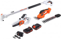 PATRIOT 250205223 CS 211 + ножницы CSH 211 + универсальная рукоятка + 2 акб + зарядка. 21В, UES