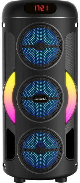 Мидисистема DIGMA Минисистема D-MC1721 черный 10Вт FM USB BT micro SD