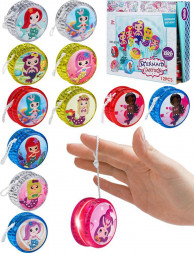 Игрушка NO NAME Йо-йо(5.5см) Русалочка(свет,бат.2 шт.AG3 в компл.,12шт. в ш/у,цвет-микс) И-2136 ПП-00180580