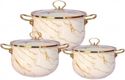 Набор кастрюль ZEIDAN Z-80630 Marble