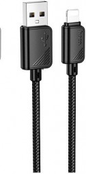 Кабель HOCO (6942007646116) X113i USB 2.4A для Lightning , черный