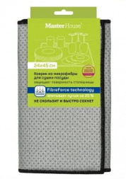Коврик для сушки MASTER HOUSE Блэк из микрофибры 24*45см 60378