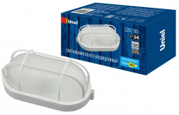 ЭЛЕКТРИКА UNIEL (UL-00006774) UWL-O02 100W/E27 IP54 WHITE Овал/Решетка