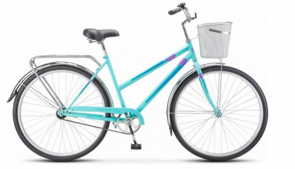 Велосипед STELS Navigator-300 Lady 28&quot; Z010*LU085342*LU091385 *20&quot; Мятный +корзина