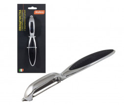 Овощечистка MALLONY Овощечистка MODERNO с вертикальным лезвием, прорезиненная ручка (984044)