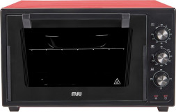 Мини печь MIU 3603 E черно-красная