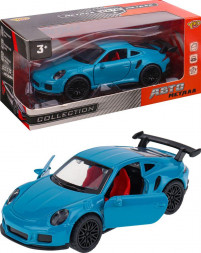 Игрушка NO NAME Машинка металл (1:36) 12,2х5,2х3,6см, 3 открывающиеся дверцы (микс, в коробке) (Арт. M1523-3A-1)