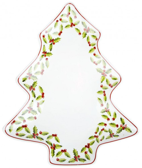 Тарелка NOUVELLE HOME Тарелка фигурная &quot;Magic of christmas&quot; 24х29х3см 1620123
