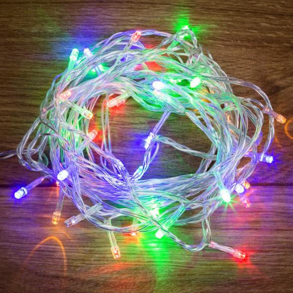 Гирлянда NEON-NIGHT (303-179) ГИРЛЯНДА ТВИНКЛ ЛАЙТ 6 М, ПР-Й ПВХ, 40 LED, МУЛЬТИ