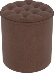 Пуф BONMEBEL Пуф Брайтон ткань: коричневая (1 пак.)