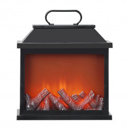 Декоративный светильник NEON-NIGHT (511-004) Светодиодный камин &quot;Авангард&quot; с эф огня 30х13х30 см, бат 3хС или от USB