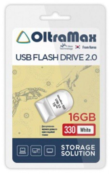 USB флэш-накопитель OLTRAMAX OM-16GB-330-White