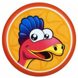 Летающий диск SILAPRO Летающий диск дино 16х1.5см, мягкий, PU, 6 дизайнов (134-208)