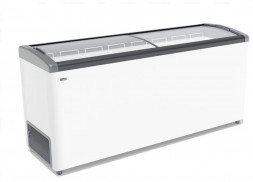 Морозильник GELLAR FG 775 E серый (ларь, стекло)