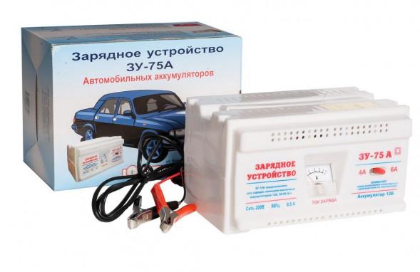 Зарядное устройство AZARD (ЗАРЯД003) ЗУ-75А трансформаторное