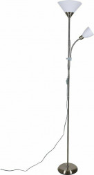 светильник UNIEL UML-T520 E27+E14 SILVER/WHITE