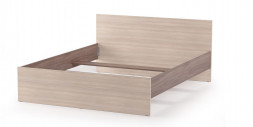 Кровать без основания МЕБЕЛЬ-КОМПЛЕКС Оптима Кровать 1,6 без основания Шимо темный/Шимо светлый