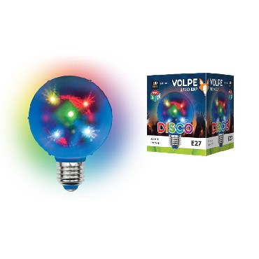 Светильники-проекторы VOLPE (UL-00002761) ULI-Q308 1,5W/RGB/E27 ДИСКО ШАР 3D