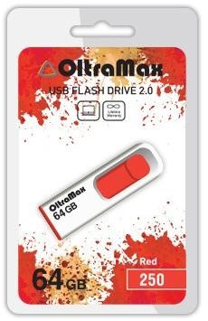 USB флэш-накопитель OLTRAMAX OM-64GB-250-красный