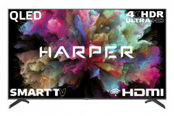 LED-ТЕЛЕВИЗОР HARPER 75Q850TS QLED-SMART Ultra Slim Безрамочный