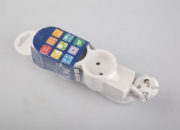 Удлинитель DUWI 32003 8 3 гн. х 5,0 м - белый