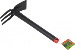 Садовая мотыга 2 в 1 ЕГ (820) NYLON Мотыга 2 в 2 черный
