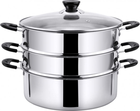мантоварка POMIDORO POMI D'ORO P630100 Vapore Мантоварка-пароварка, 24см.