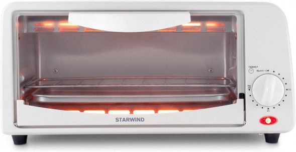 Мини-печь STARWIND SMO2041 6л. 650Вт белый