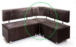 Модульный диван БИТЕЛ ТОРОНТО МУ-500 БУРБОН (Кашемир 561)