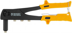 DENZEL Заклепочник ручной, 255 мм, заклепки 2,4-3,2-4,0-4,8 мм 40440