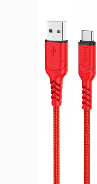 HOCO (6931474794185) X59 USB 3.0A 60W для Type-C Type-C Red 2 м
