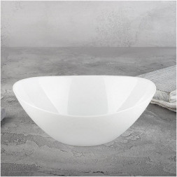 MALLONY Салатник Al Dente, объём: 900 мл, размер: 20*18,5*7 см, из опалового стекла (107082)