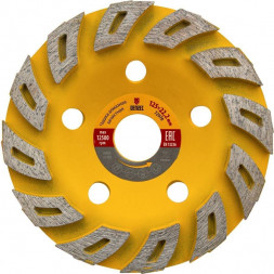 Алмазная зачистная чашка DENZEL Чашка алмазная зачистная, 125 мм, Турбо Denzel 72970