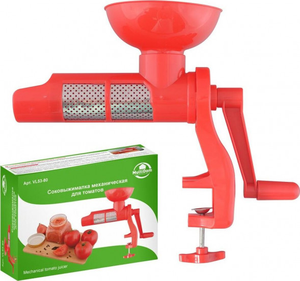 Соковыжималка механическая для томатов MULTIDOM Соковыжималка механическая для томатов VL53-80 MULTIDOM Соковыжималка механическая для томатов VL53-80