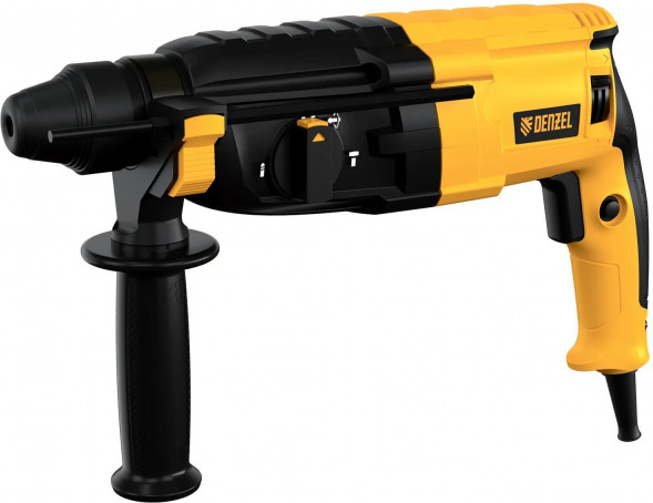 Перфоратор электрический DENZEL Перфоратор электрический RHB-750-24, SDS-plus, 750 Вт, 2,7 Дж, 4 реж.// DENZEL Перфоратор электрический RHB-750-24, SDS-plus, 750 Вт, 2,7 Дж, 4 реж.//