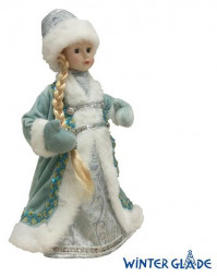 Фигурка Снегурочка WINTER GLADE Фигурка Снегурочка 38 см (голубой) M0638