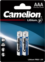 Батарейки CAMELION (15240) Lithium BL2 FR03 (FR03-BP2, батарейка,1.5В)